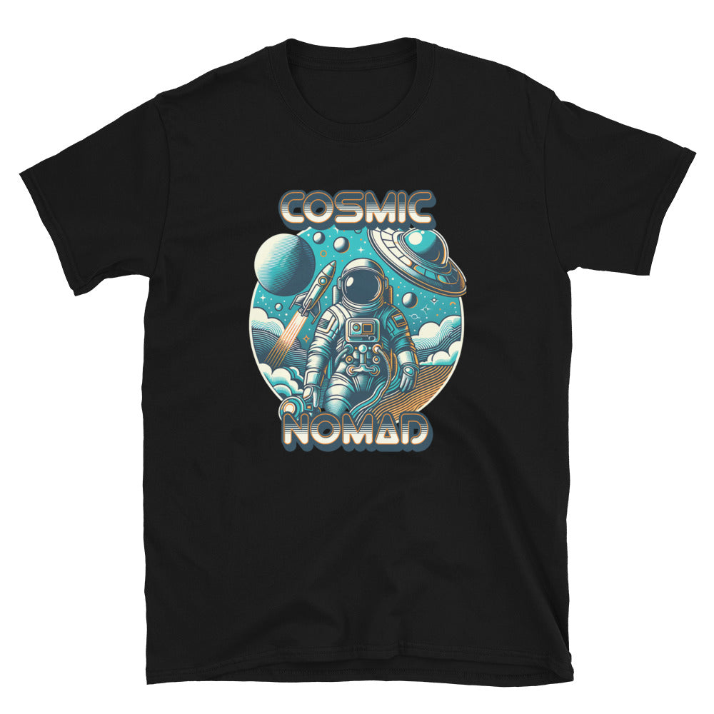 Cosmic Nomad TShirt - Black Color - https://ascensionemporium.net